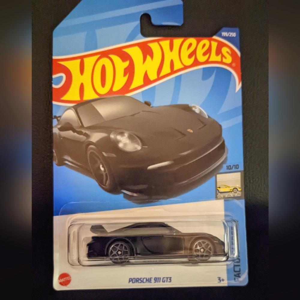 Porsche 911 GT3 992 (Black) Hot Wheels